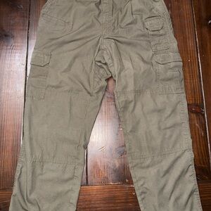 5.11 Tactical Pants Mens 34x30 Green Cargo Utility Ripstop Outdoor Workwear